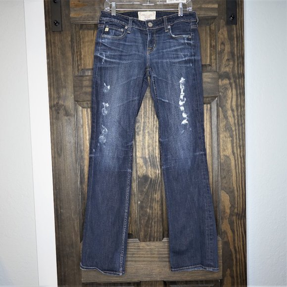 Big Star Liv Boot Bootcut Jeans Womens 28L Long - Picture 1 of 9